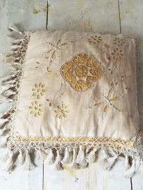 Antique french little pillow