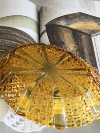 Davidson amber oval serving dish 1910/1920