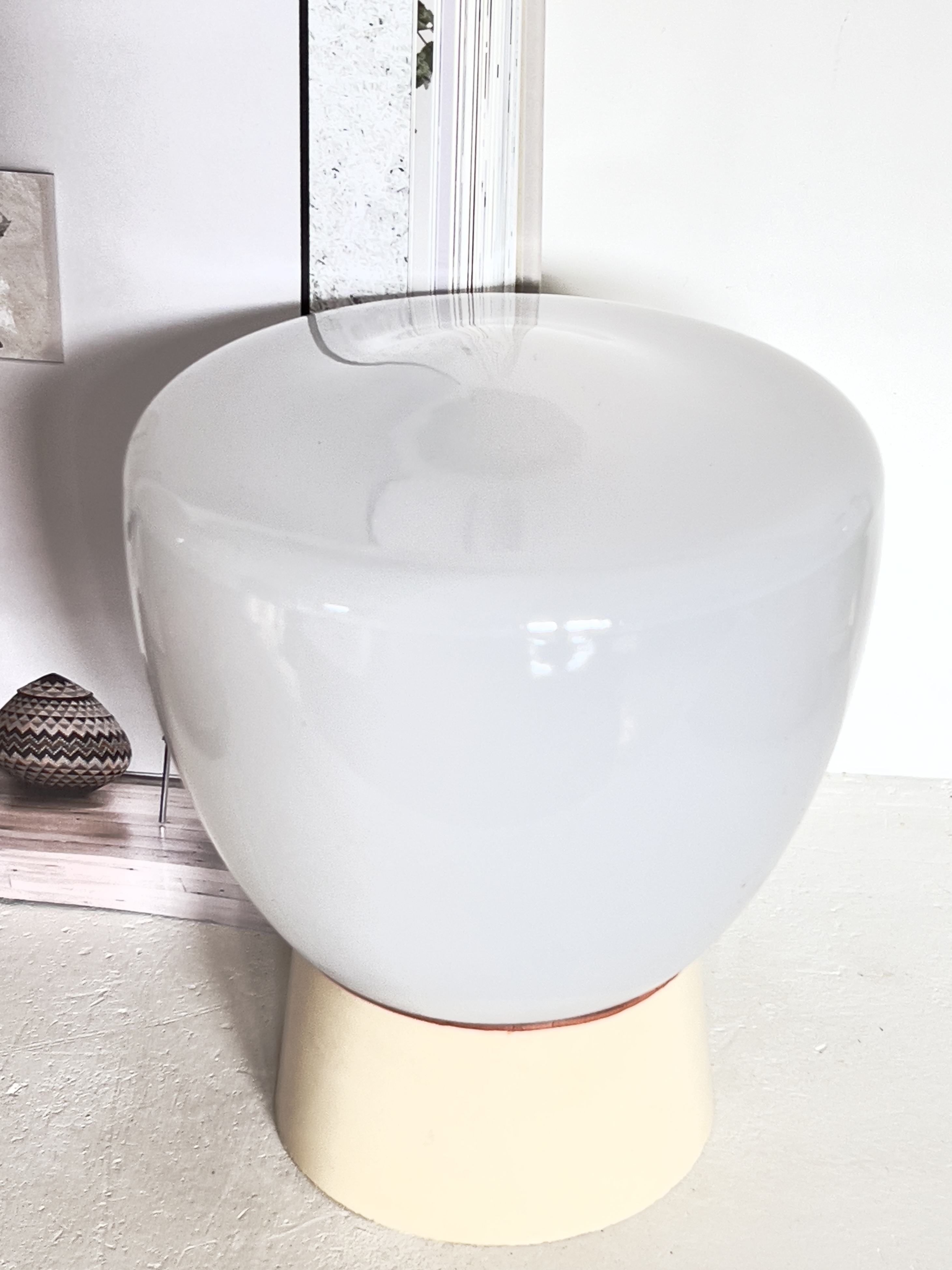 Art deco opaline lamp