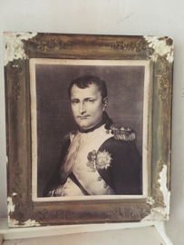 Antique french framed portrait - Napoleon-
