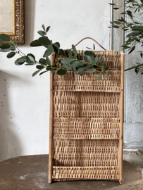 Boho rotan wall cupboard