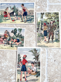 Oude ansichtkaarten set uit 1959