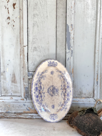 Antique oval serving plate