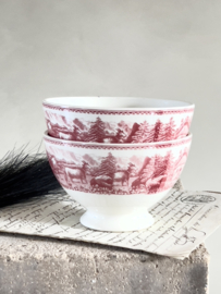 Set: 2 café latte bowls