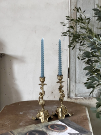 Set french candle holders