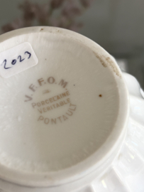 French café au lait bowl Violettes