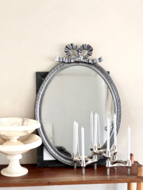 Beautiful old oval bow mirror