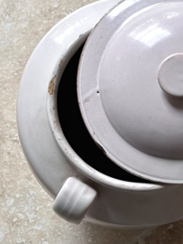 Zeldzame antieke franse confit pot