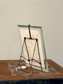 Antique jugendstil photo fil de fer frame