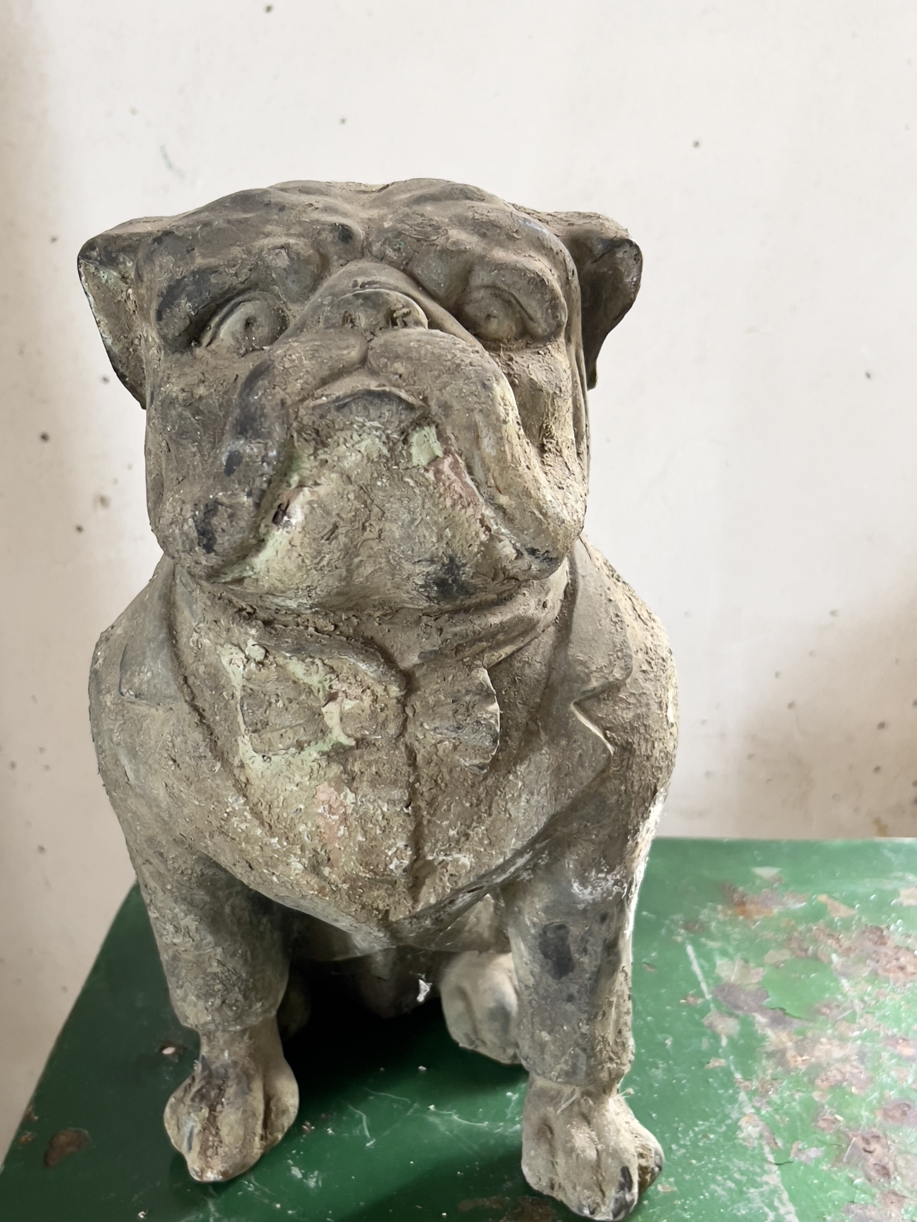 Unieke antieke bulldog