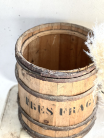 Antieke franse houten ton