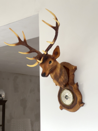 Old barometer deer