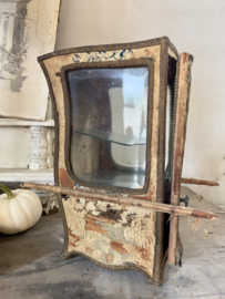 Antique french sedan chair vitrine cabine