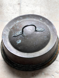 Antieke XL koperen cloche