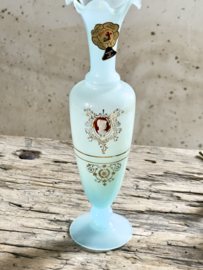 Italian blue murano vase