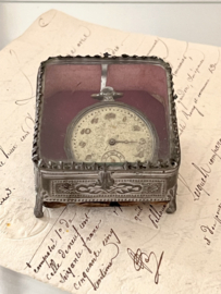 Antiek zakhorloge kistje Frankrijk