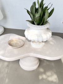 Unique organic beton ciré coffee table