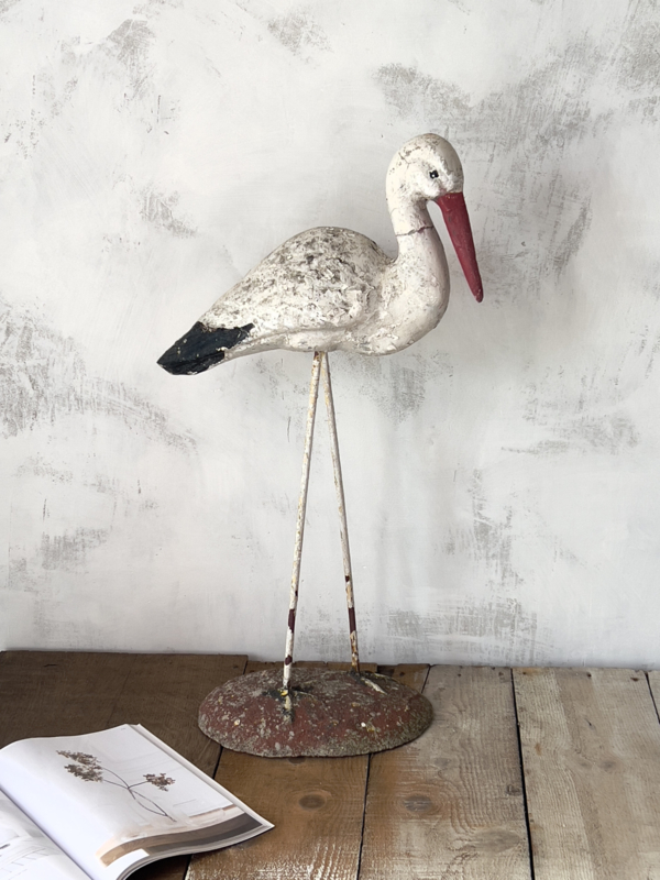 Antique french stork