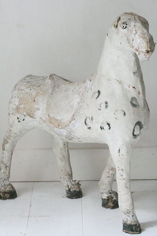 Antiek shabby frans paard | | Brocante Webshop Antiques