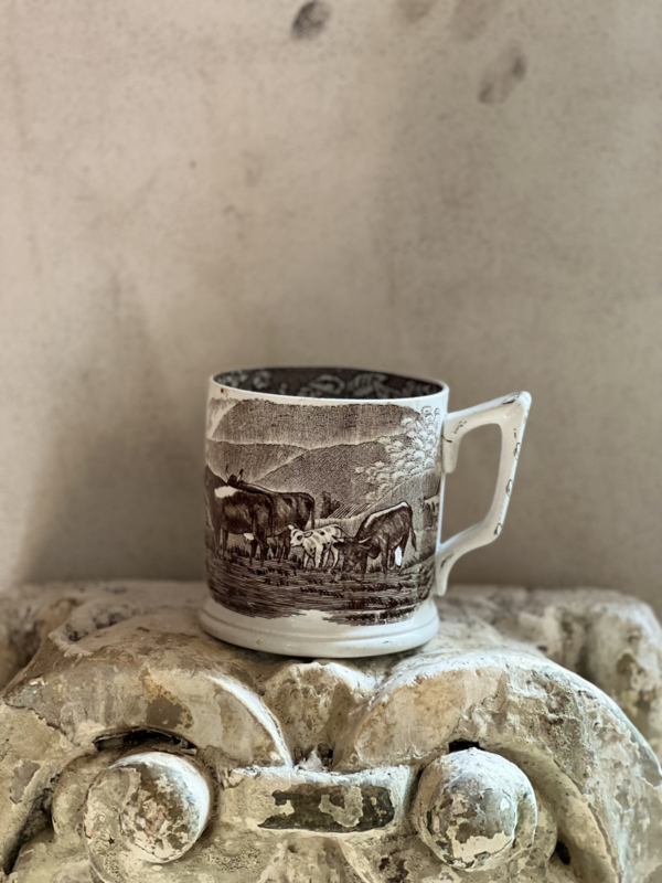 Antique french mug