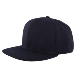 Flat peak cap