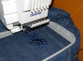 Machine aan het werk