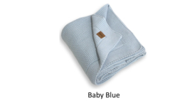 Babiezz® gebreide babydeken 100% Biologisch Katoen