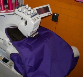 Machine aan het werk