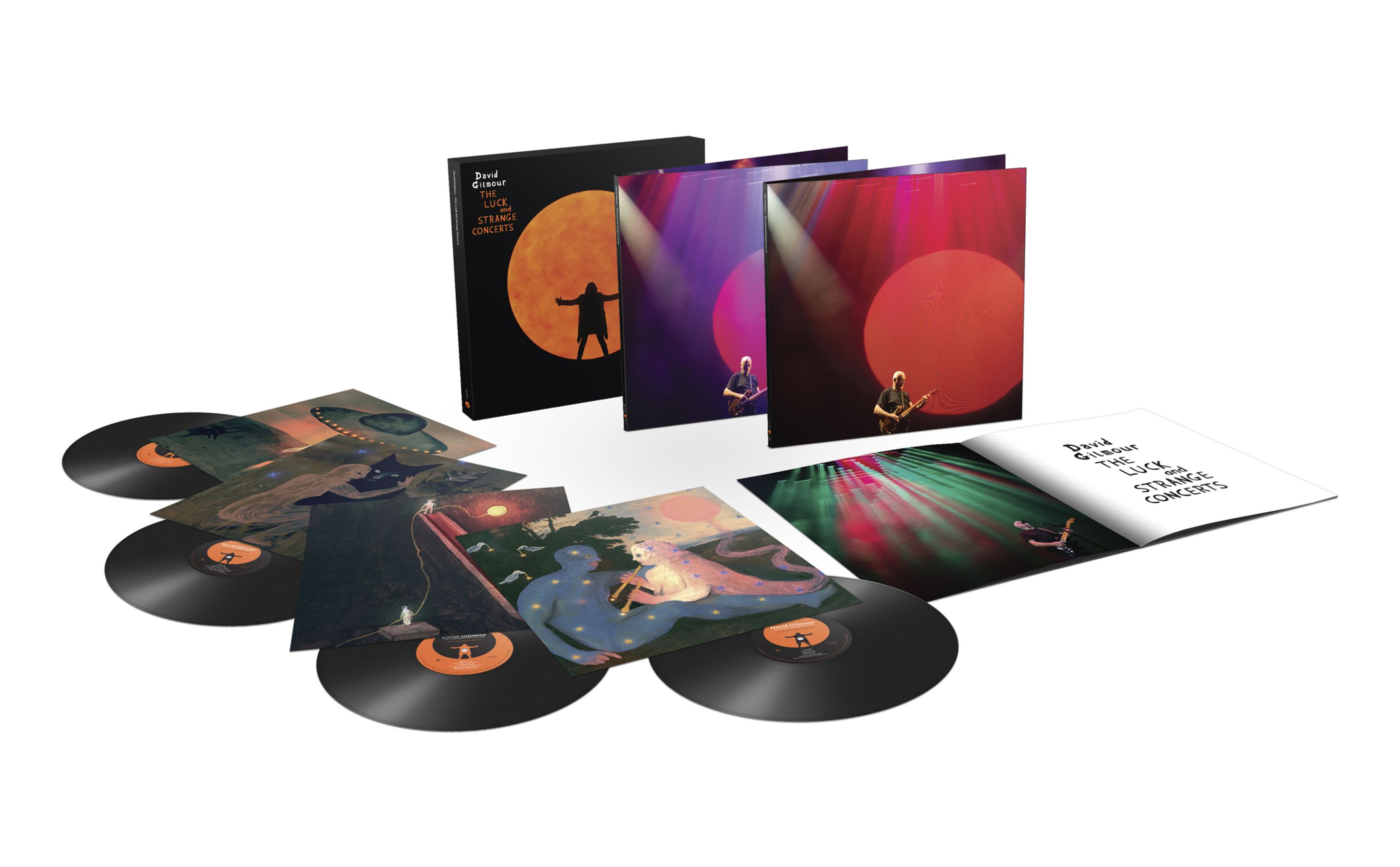 David Gilmour The Luck And Strange Concerts 4LP