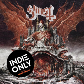 Ghost Prequelle LP - Transparant Vinyl- Red Swril