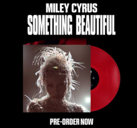 Miley Cyrus Something Beautiful LP - Red Vinyl-