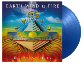 Earth Wind & Fire Earth Greatest Hits 2LP - Blue Vinyl-