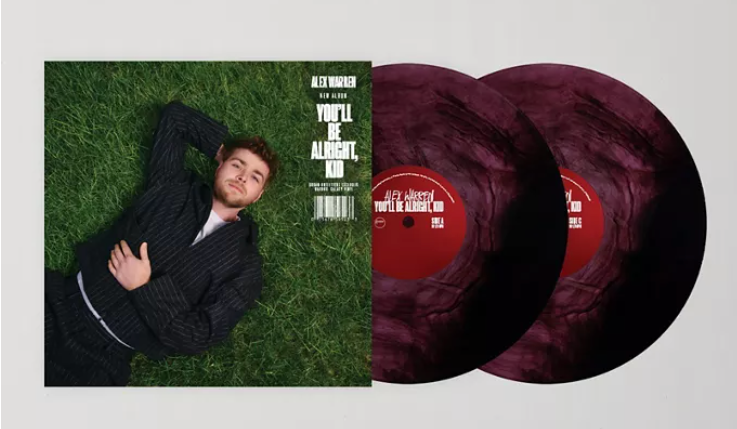 Alex Warren You'll Be Alright, Kid 2LP - Maroon Galaxy Vinyl-