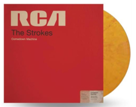 The Strokes Comedown Machine LP - Yellow & Red Marbled Vinyl-