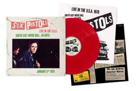 Sex Pistols Live In The U.S.A 1978, Dallas 2LP - Red Vinyl-