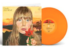 Joni Mitchell Clouds LP - Orange Vinyl-