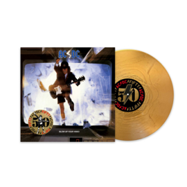 Ac/Dc Blow Up Your Video LP - Gold Vinyl-