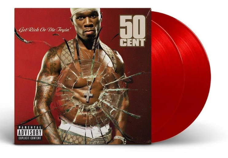 50 Cent Get Rich Or Dying 2LP - Red Vinyl-