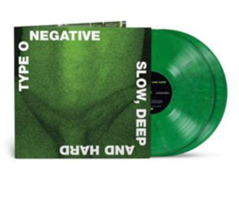 Type O Negative Slow, Deep And Hard 2LP - Green Vinyl-
