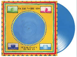 Talking Heads Speaking Of Tongues LP - Blue Vinyl-