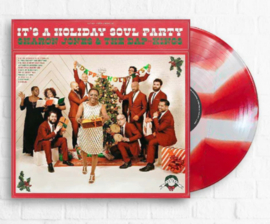 Sharon Jones & The Dap-kings It's A Holiday Soul Party LP - Candy Cane Color Vinyl-