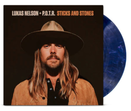 Lukas & Promise Of The Real Nelson Sticks And Stones LP - Dark Blue  & White Vinyl-