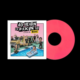 NOFX - 40 Years Of Fuckin' Up LP - Pink Vinyl-