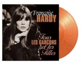 Françoise Hardy Tous Les Garçons Et Les Filles LP - White Orange Vinyl-