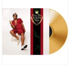 Bruno Mars 24k Magic LP - Gold Vinyl -