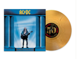 Ac/Dc Who Made Who LP - Gold Vinyl-