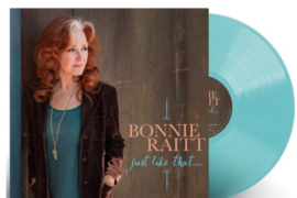 Bonnie Raitt Just Like That LP - Teal Coloured Vinyl-