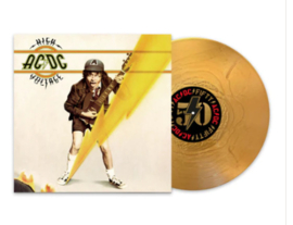 Ac/Dc High Voltage LP - Gold Vinyl-