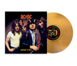 Ac/Dc Highway To Hell LP - Gold Vinyl-