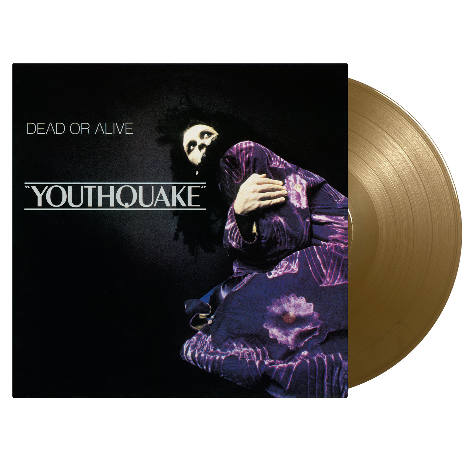 Dead Or Alive Youthquake LP - Gold Vinyl-